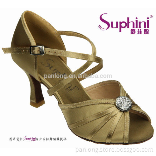 Big Crystal Women Peep Toe Dance Shoe